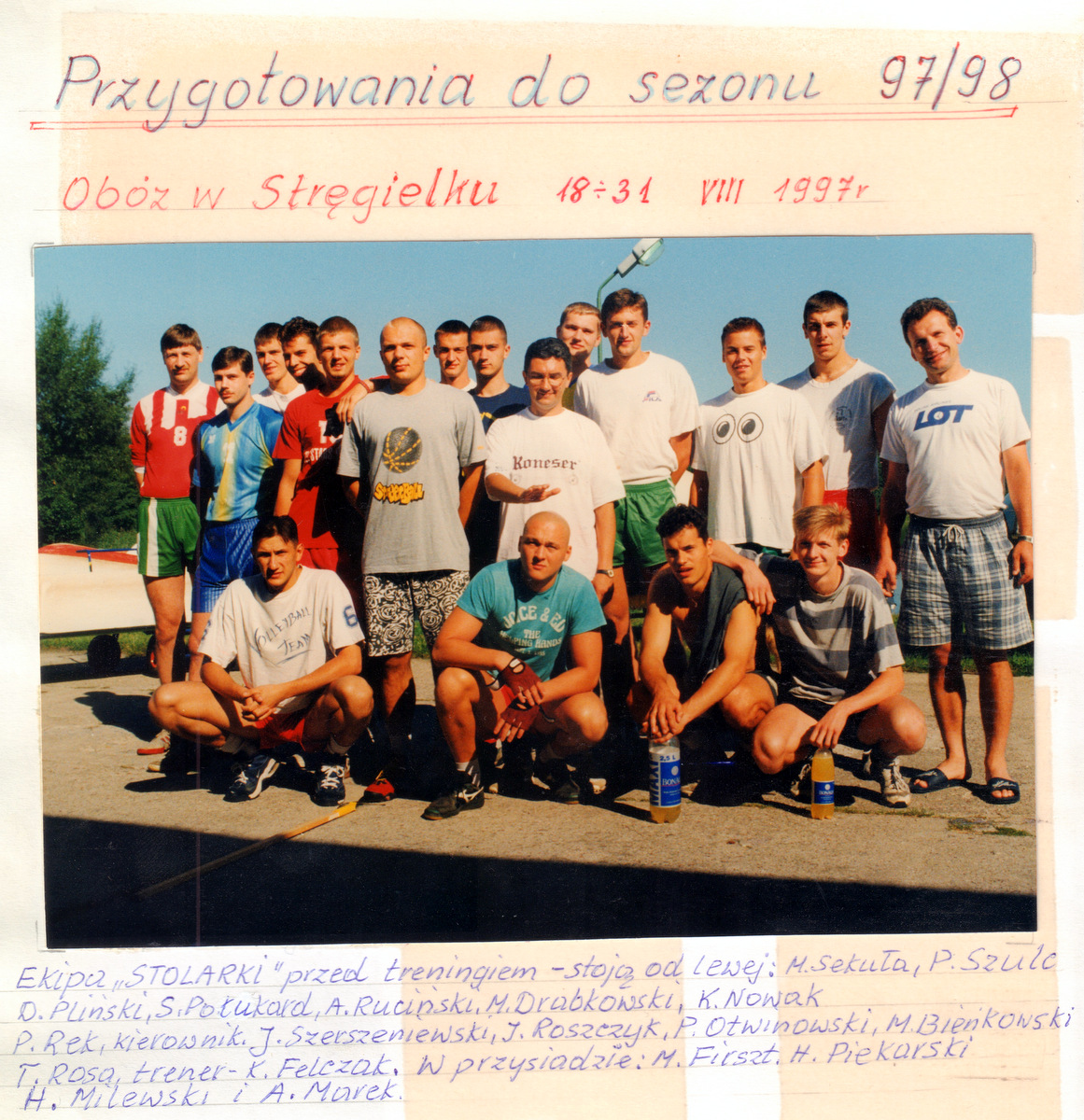 Przygotowania do sezonu 97/98