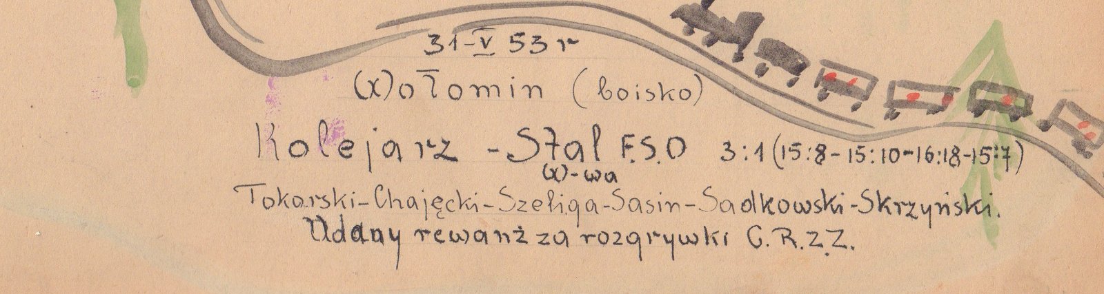 Kolejarz Wołomin – Stal FSO 3:1