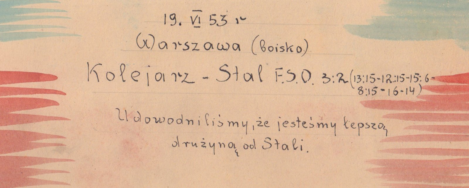 Kolejarz Wołomin – Stal FSO 3:2