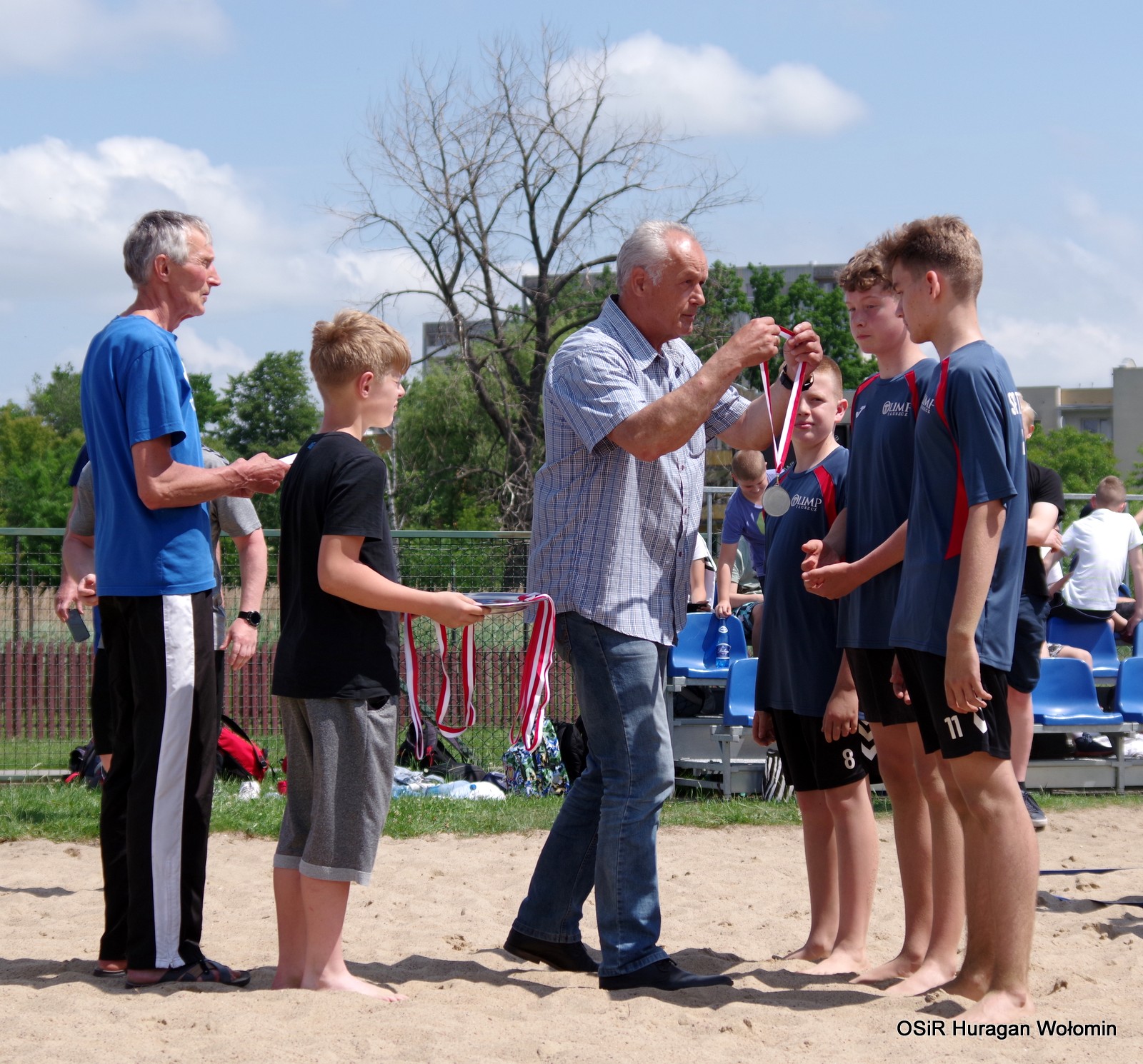 Mistrzostwach Powiatu SZS w siatkówce plażowej w kategorii młodzież